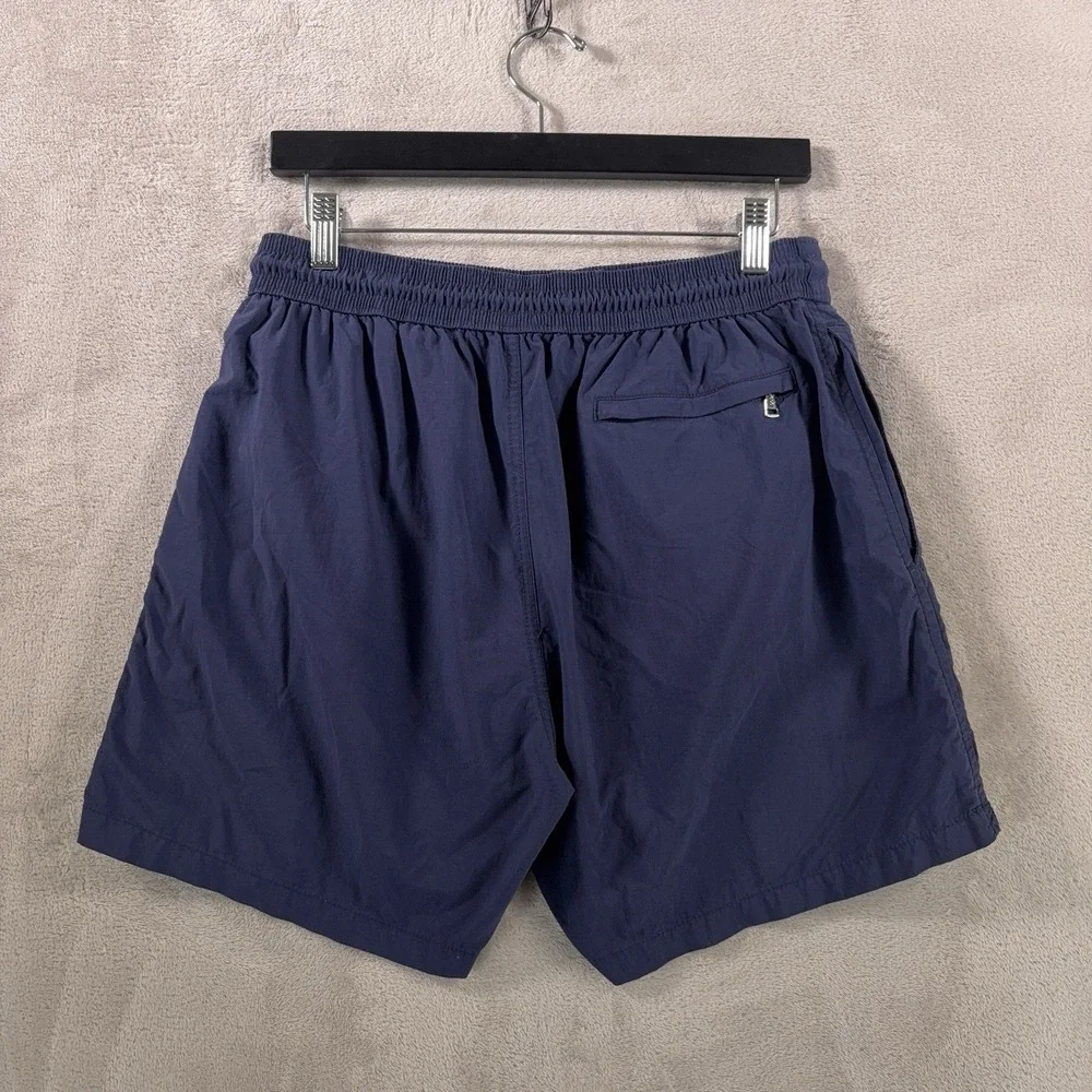 Polo Ralph Lauren Embroidered Polo Bear Swim Trunks Mens Medium Blue Traveler
